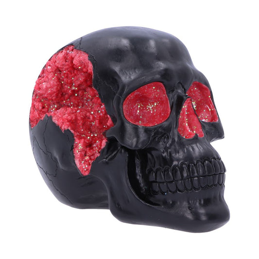 Geode Skull Red 17cm