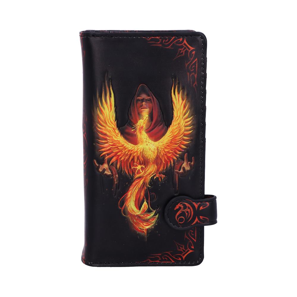 Phoenix Rising Embossed Purse (AS) 18.5cm