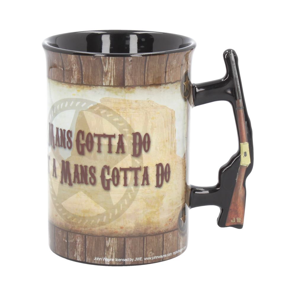 Mug - John Wayne - A Mans Gotta Do 16oz