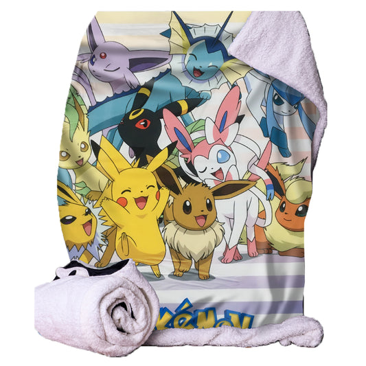 Pokémon Eevee Evolutions Throw 100*150cm