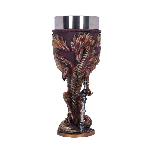 Flame Blade Goblet by Ruth Thompson 17.8cm